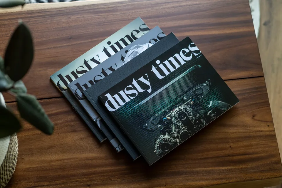 Stacked issues of Dusty Times