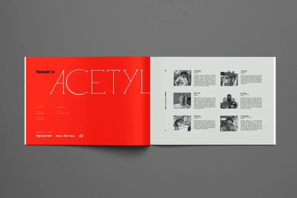 Dusty Times editorial spread: Acetylene 01